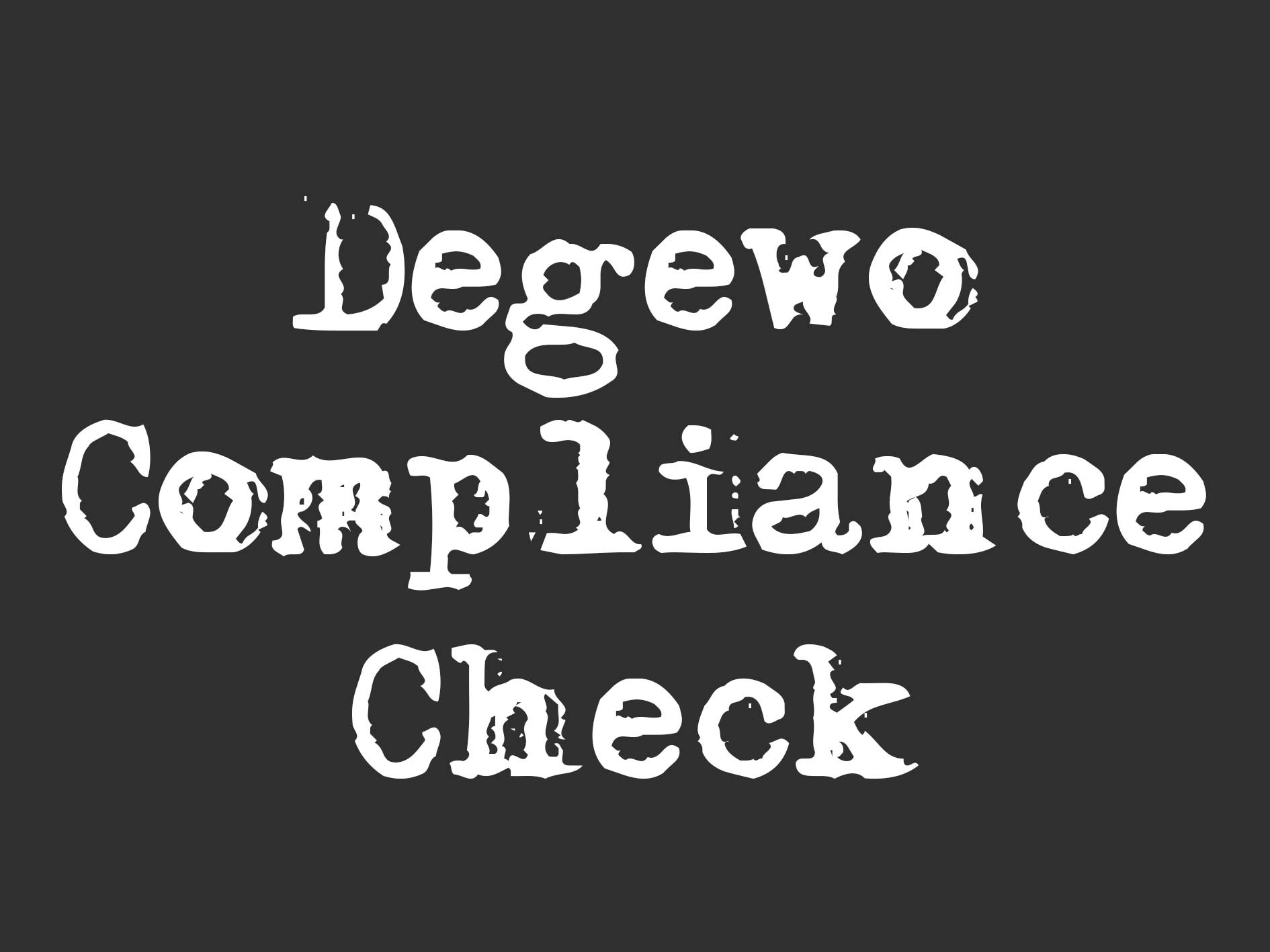 degewo compliance check